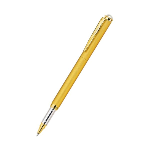The Pierre Cardin Pearl Satin Gold Exclusive Roller Pen.