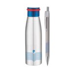 The Pierre Cardin Stylo Set with the water bottle and Stylo Ball Pen.