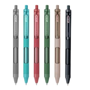 A close-up of the Zoox F7 0.7mm Roller Gel Pen, showing its tip and sleek design.