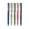 The Flair Zoox Ink-It Chrome A9 Fountain Pen showcasing its sleek chrome finish.