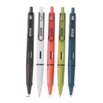 A close-up of the Zoox U7 Roller Gel Pen highlighting its matt body and metal clip.