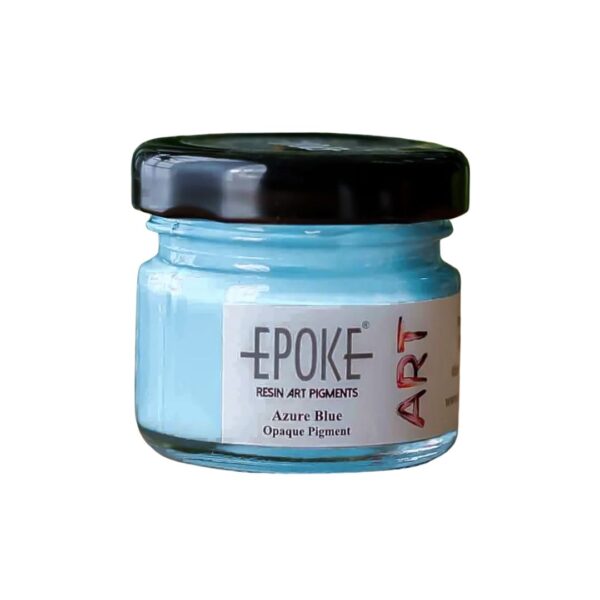 Epoke Azure Blue Opaque Pigment Paste 20gm container.