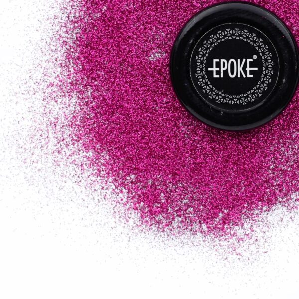 Epoke Barbie Pink Holographic Fine Glitter 15 gms container.