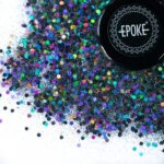 Epoke Black Mix Glitter 15 gms container.