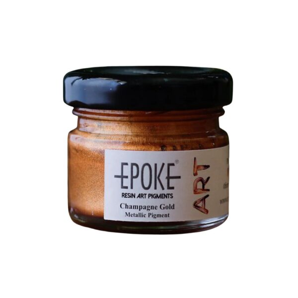 Epoke Champagne Gold Metallic Pigment Paste 20gm container.