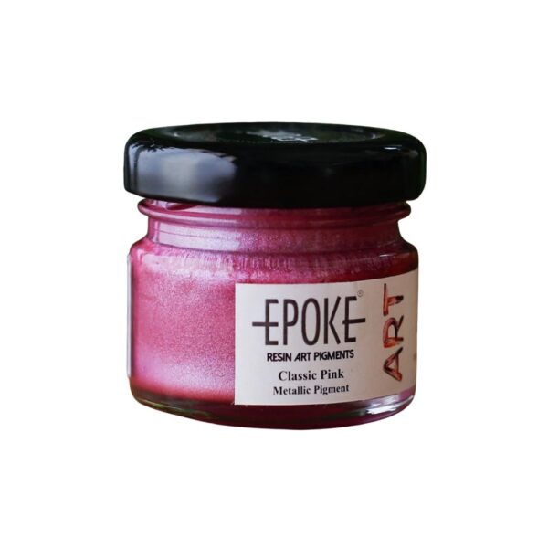 Epoke Classic Pink Metallic Pigment Paste 20gm container.