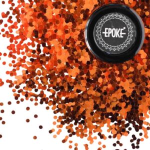 Epoke Copper Chunky Glitter 15 gms container.