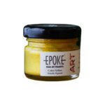 Epoke Cyber Yellow Metallic Pigment Paste 20gm container.