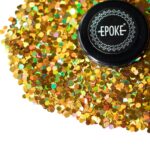 Epoke Gold Chunky Glitter 15 gms container.