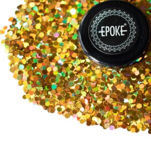 Epoke Gold Chunky Glitter 15 gms container.