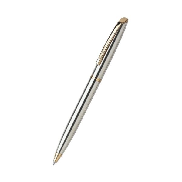 Hauser Dignity Steel Gold Ball Pen in its blister pack.