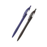 Hauser EV Ret retractable Ball Pen in its wallet pack, showing blue and black ink.