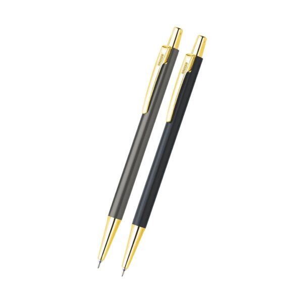 The Hauser SLENDER Gold Ball Pen in an assorted color with gold trim.