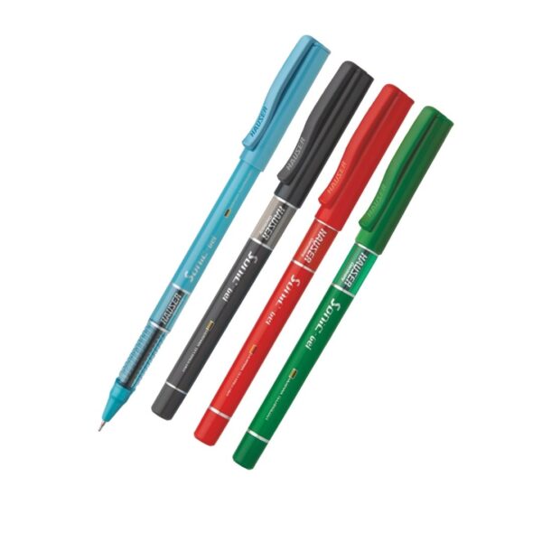 Hauser Sonic X Gel Pen in its card pack, showing multiple ink colors.