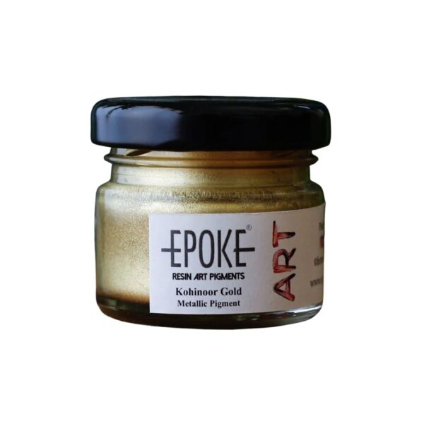 Epoke Kohinoor Gold Metallic Pigment Paste 20gm container.
