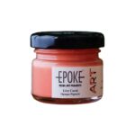 Epoke Live Coral Opaque Pigment Paste 25gm container.