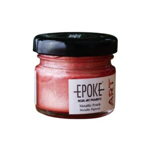 Epoke Metallic Peach Metallic Pigment Paste 20gm container.