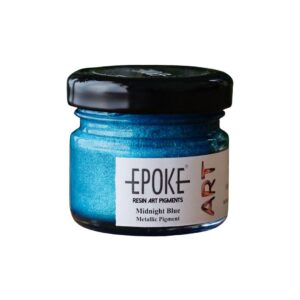 Epoke Midnight Blue Metallic Pigment Paste 20gm container.