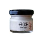 Epoke Pearly White Metallic Pigment Paste 20gm container.