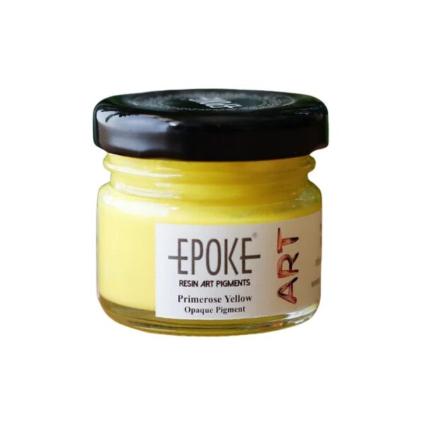 Epoke Primerose Yellow Opaque Pigment Paste 25gm container.