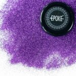Epoke Purple Fine Glitter 15 gms container.