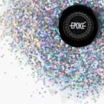 Epoke Silver Square Glitter 15 gms container.