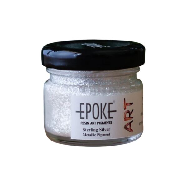 Epoke Sterling Silver Metallic Pigment Paste 20gm container.
