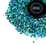 Epoke Teal Chunky Glitter 15 gms container.