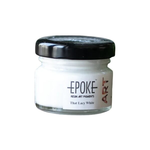 Epoke Lacy White Opaque Pigment Paste 25gm container.