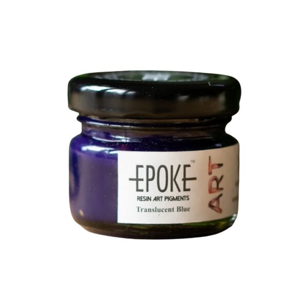 Epoke Translucent Blue Pigment Paste 20gm container.