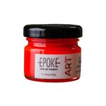 Epoke Translucent Neon Pink Pigment Paste 20gm container.