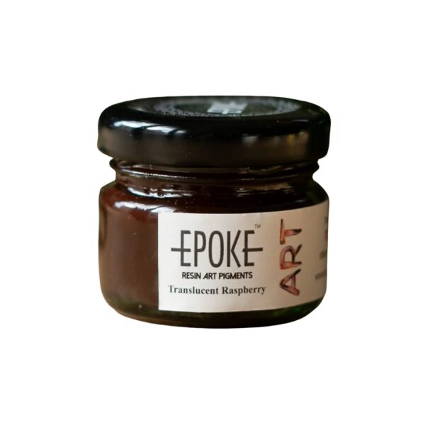 Epoke Translucent Raspberry Pigment Paste 20gm container.