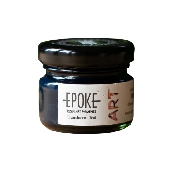 Epoke Translucent Teal Pigment Paste 20gm container.