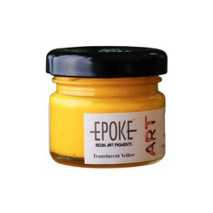 Epoke Translucent Yellow Pigment Paste 20gm container.
