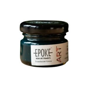 Epoke Translucent Green Pigment Paste 20gm container.