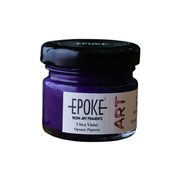 Epoke Ultra Violet Opaque Pigment Paste 25gm container.