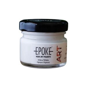 Epoke Ultra White Opaque Pigment Paste 25gm container.