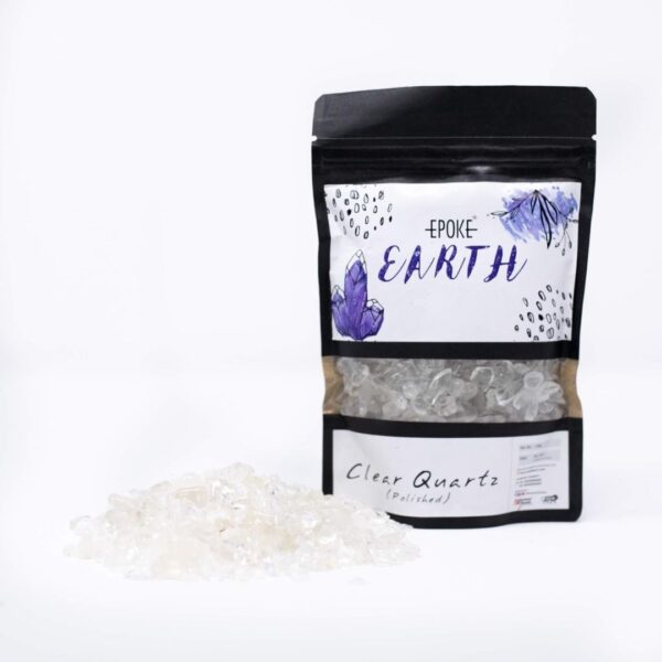 High-Quality Real Crystals: Natural, raw, and rough Clear Quartz stones.