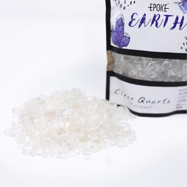 High-Quality Real Crystals: Natural, raw, and rough Clear Quartz stones.