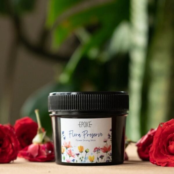 EPOKE Flora Preserve Flower Drying Silica - 100gm container.