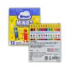 Camlin Numo Minies Colour Pencils - 12 Shades box, highlighting the mini size.
