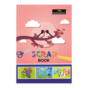 Freemind Scrap Book with 20 multicoloured pages.