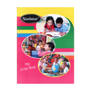 Neelstar Scrap Book showing 24 alternate ruled and colored pages.