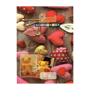 Shree Scrap Book showing 32 multicoloured pages.