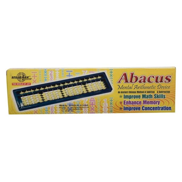 Professional Student Abacus showing the colorful calculation beads