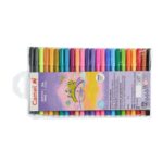 Camel Sketch Pens - 24 Shades pack showing the vibrant color range.
