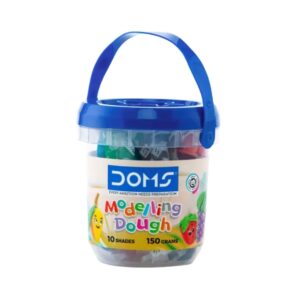 DOMS Modelling Clay - 10 Shades pack showing the full color range.