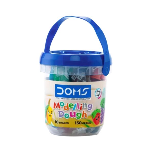 DOMS Modelling Clay - 10 Shades pack showing the full color range.