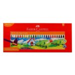 Faber-Castell Erasable Plastic Crayon Set - 25 Shades box.
