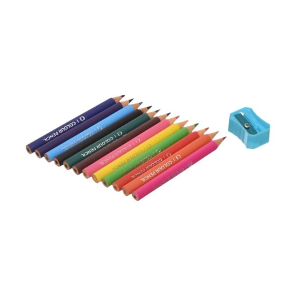 The 12 shades displayed on a desk, highlighting the anti-roll design.